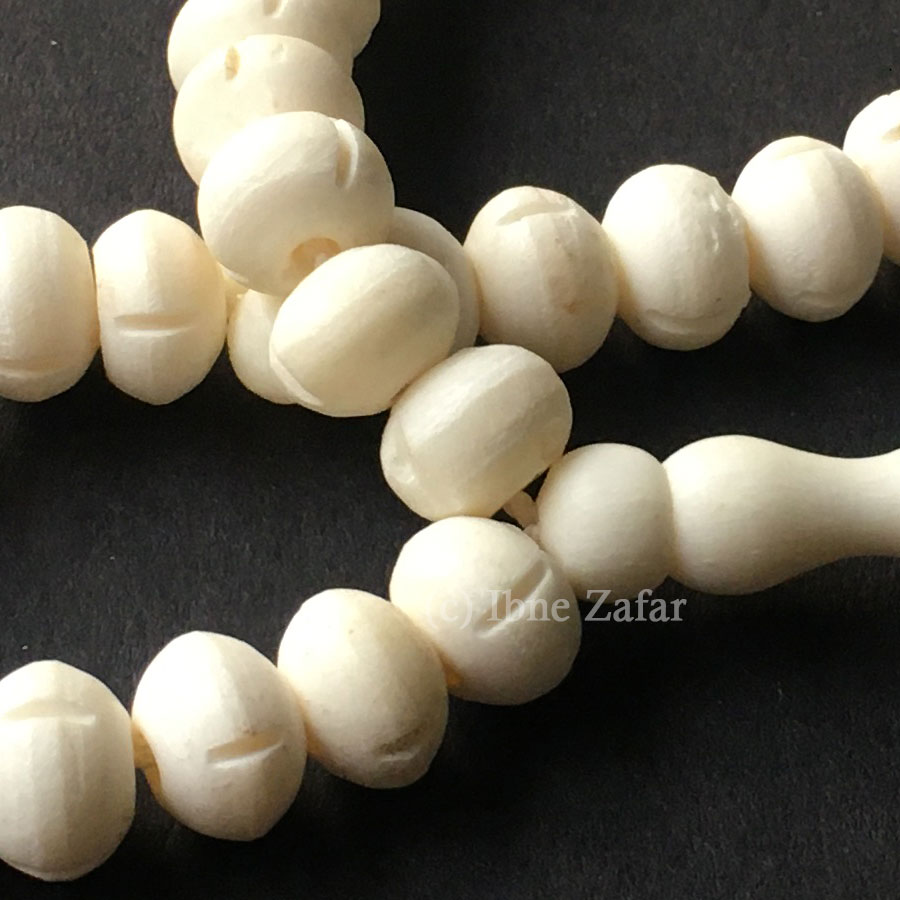 33 Beads Camel Bone 10mm Muslim Rosary Counter / Prayer Beads TS-44-2